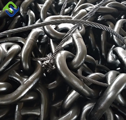 Cadena larga de acero inoxidable del amarre de la cadena de vínculo del ancla de la cadena de vínculo