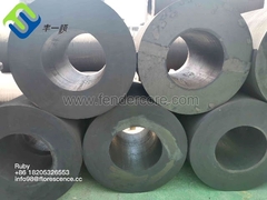 Protección del muelle, sección D hueca, defensa del barco, parachoques de goma