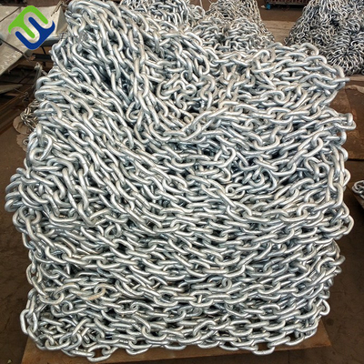 Cadena de vínculo de cadena de acero inoxidable del perno prisionero de la cadena 316 del amarre de la cadena de ancla del yate