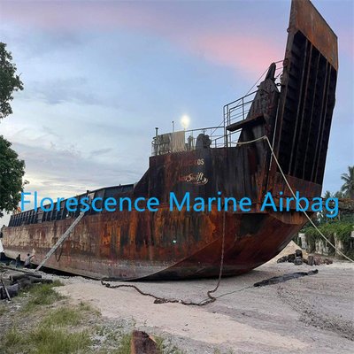 Estándar de ISO Marine Rubber Airbag For Ship que lanza y que aterriza
